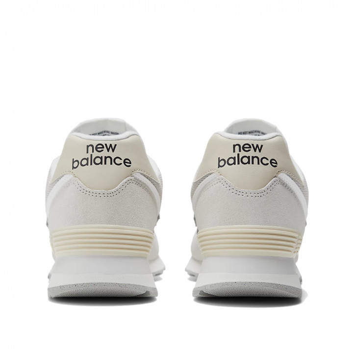 Sabatilles New Balance 574 blanques amb gris - Querol online