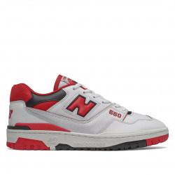 Sabatilles esportives New Balance 550 blanques amb team red - Querol online