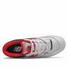 Zapatillas deportivas New Balance 550 blancas con team red