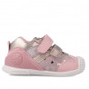 Sabates Biomecanics per a nena roses amb doble velcro