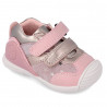 Zapatos Biomecanics para niña rosas con doble velcro