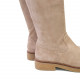 BOTAS ALTAS PLANAS ARENA CON CREMALLERA VEGA PORRONET - Querol online