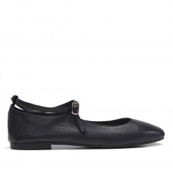 Ballarines Top3 negres de pell agafats pel turmell - Querol online