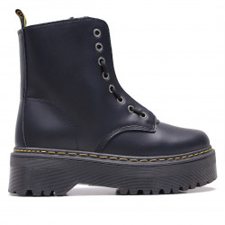 Botins plataforma Stay negres amb plataforma i cordons en traus - Querol online