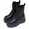 Botins plataforma BB Up alts negres amb cordons