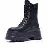 Botines plataforma BB Up altos negros con cordones