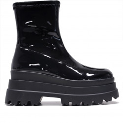 Botins plataforma BB Up alts negres sense cordons - Querol online