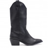 Botas tacón CORINA STYLE negras tipo campera altas