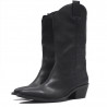 Botas tacón CORINA STYLE negras tipo campera altas