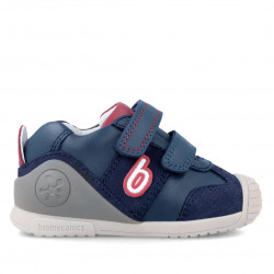 Sabates Biomecanics blaus marí de pell - Querol online