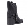 Botins plans CORINA STYLE negres amb altura mitjana de pell vegana
