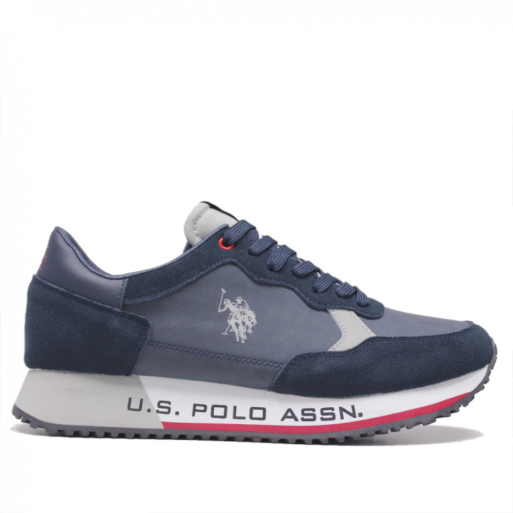 Zapatillas deportivas U.S. POLO ASSN. cleef azules - Querol online