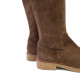 BOTAS ALTAS PLANAS MOKA CON CREMALLERA VEGA PORRONET - Querol online