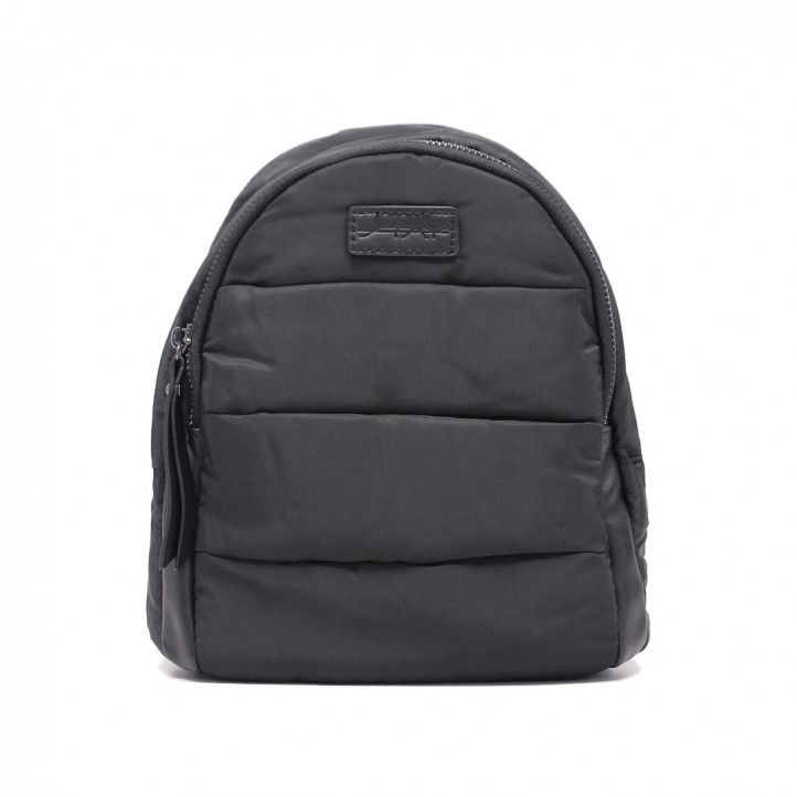 Complementos STAY mochila negra acolchada con doble bolsillo