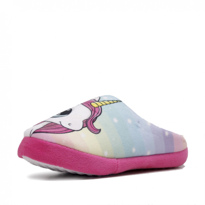 Zapatillas casa Bubble Kids de unicornio blanditas - Querol online