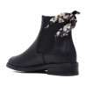 Botins plans Redlove clarise de pell negres tipus chelsea