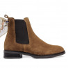 Botins plans Redlove clarise marrons de serratge tipus chelsea