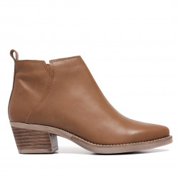 Botins de taló Redlove morgan marrons acamperados de pell - Querol online