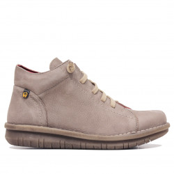 Botins plans Jungla 7552 marrons clars amb cordons elàstics - Querol online
