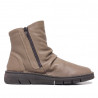 Botins plans Walk & Fly beige ultralleugers amb cremallera