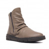 Botins plans Walk & Fly beige ultralleugers amb cremallera