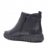 Botins plans Walk & Fly negres lleugers amb doble cremallera lateral