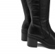 BOTAS DE TACÓN NEGRO CON CREMALLERA RIVA PORRONET - Querol online