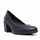 Zapatos tacón Querol negros con tacón ancho - Querol online