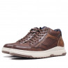 Zapatos sport VIRUCCI marrones de piel vegana con cordones