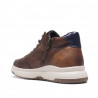Sabates sport VIRUCCI marrons de pell vegana amb cordons