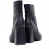 Botins de taló Chika 10 model new palm negres amb cremallera