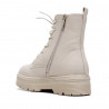 Botines Bubble Kids beige motera con cordones