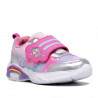 Zapatillas deporte Bubble Kids plateadas con luces en las nubes y unicornios