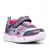 Zapatillas deporte Bubble Kids negras con corazones y luces