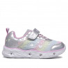 Zapatillas deporte Bubble Kids plateadas con corazones y luces