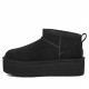 Botines plataforma UGG Negras Classic Ultra Mini - Querol online