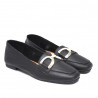 Mocassí Top3 negres amb detall metàl·lic superior