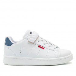 Sabatilles esport Levi's avenue blanques amb detall blau amb velcro - Querol online