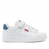 Sabatilles esport Levi's avenue blanques amb detall blau amb velcro