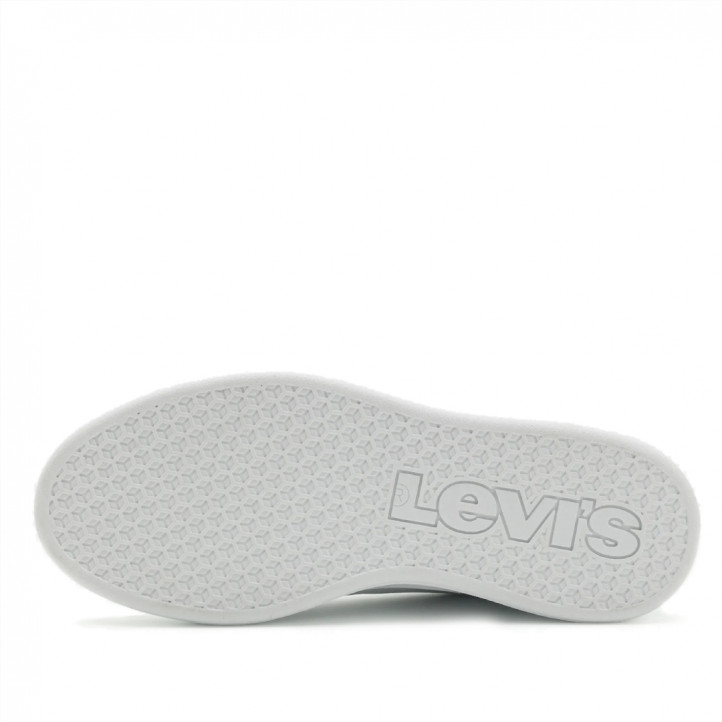 Zapatillas deporte Levi's avenue blancas con detalle azul - Querol online