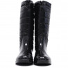 Botas agua Stay negras con acolchado