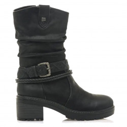 Botes planes Mustang 53539 doris high negres - Querol online