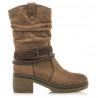 Botes planes Mustang 53539 doris high marrons