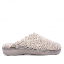Zapatillas casa SALVI color beige estilo borreguito - Querol online