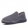 Zapatillas casa SALVI grises de hombre cerradas por detrás