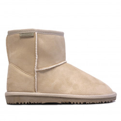 Botas con pelo interior color beig claro - Querol online