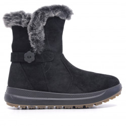 Botins plans Amarpies negres amb pèl en la seua interior - Querol online