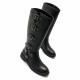 Botas planas Mustang 59562 bruna estilo biker con hebillas - Querol online