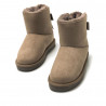 Botines MustangKids 47951BJ sky taupe con lazo
