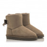 Botines MustangKids 47951BJ sky taupe con lazo